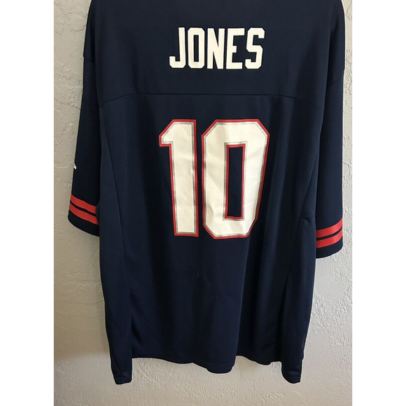 New England Patriots #10 Mac Jones Blue Jersey Men 3XL Football Sports NFL - Picture 4 of 11
